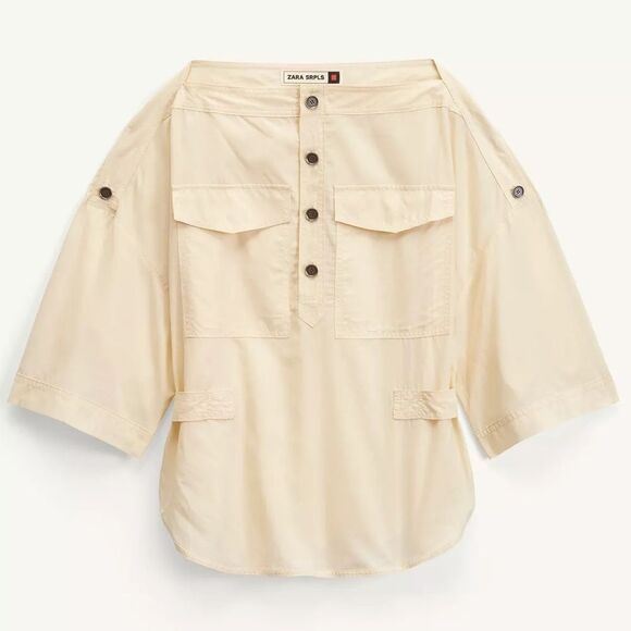 ZARA SRPLS SPECIAL EDITION SHIRT BLOUSE BT SHRT 14 - Picture 3 of 7